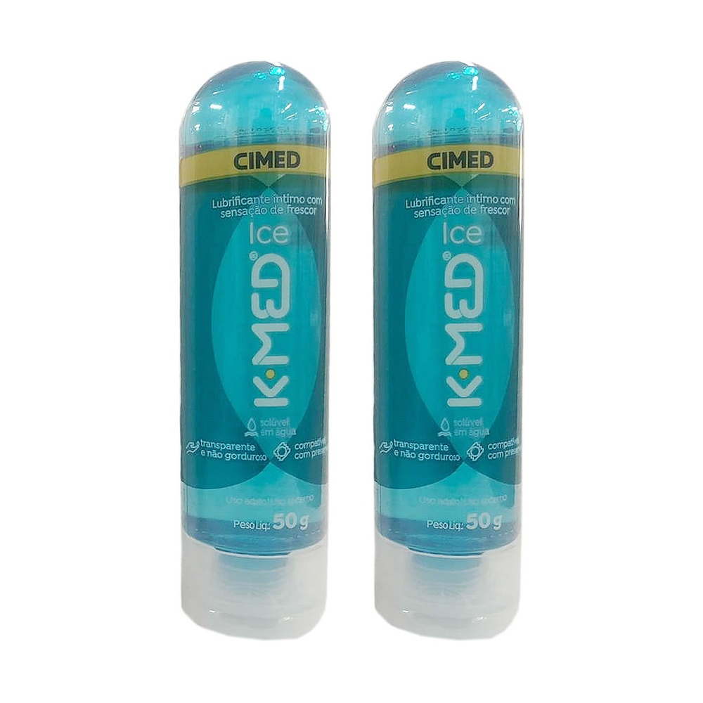 kit 2 Unidades K-Med Ice Lubrificante Íntimo 50g em Oferta na Shopee