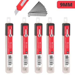Lâmina De Estilete 50 Unidades 9mm estreito Lâmina de Precisão Envelopamento Alta Qualidade Nove54 em Oferta na Shopee