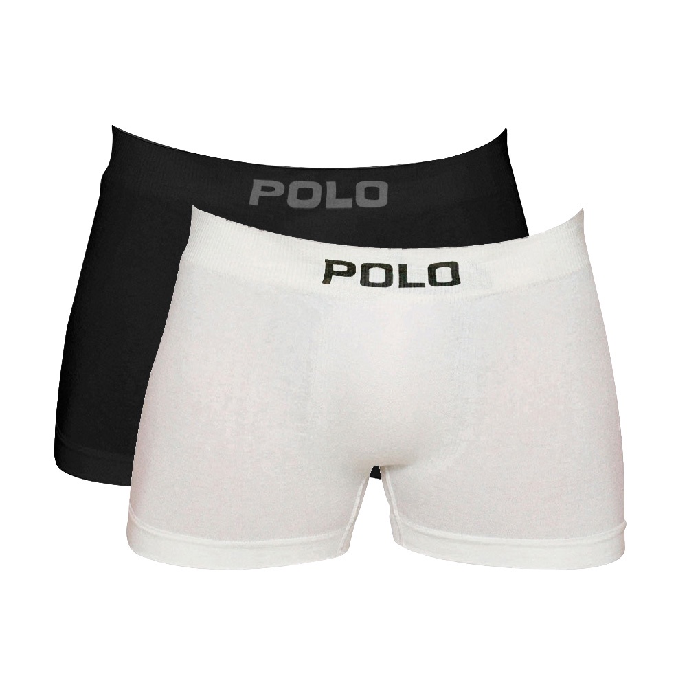 Kit 2 Cuecas Polo 781 Algodão Boxer Sem Costura - Sortido em Oferta na Shopee
