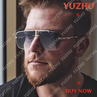 (YUZHU) Novos Óculos De Sol Sem Moldura Com Duplo Feixe De Chá Irregulares Da Moda Feminina Quente em Oferta na Shopee