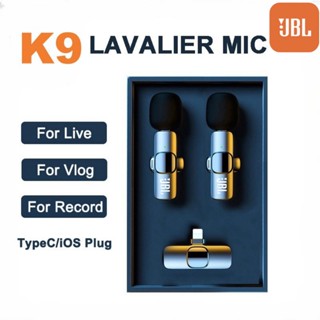 K9 MINI Telefone Microfone De Lapela Sem Fio Vlog Compatível Tipo C E IPhone