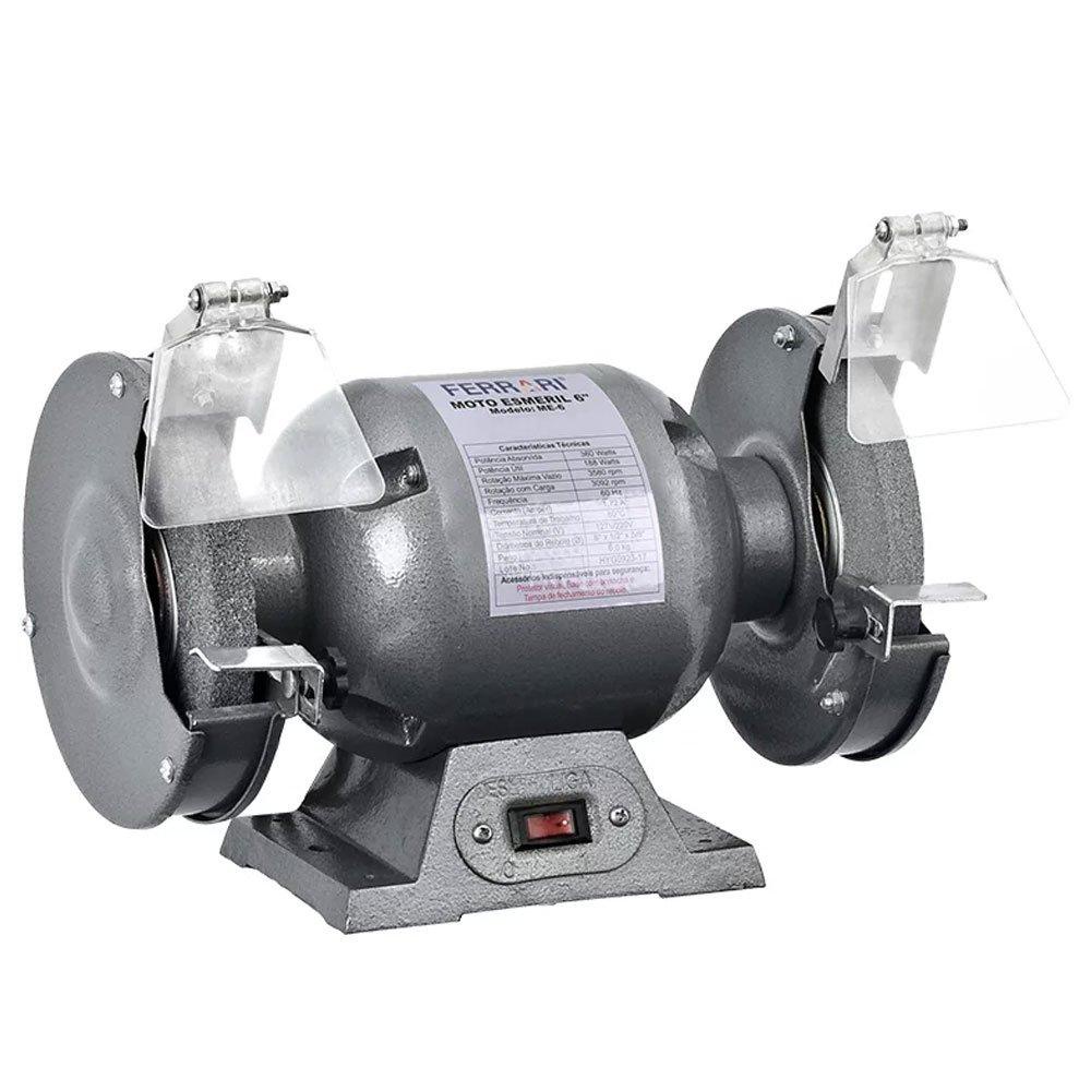 Moto Esmeril de Bancada 6 Pol. 360W Bivolt