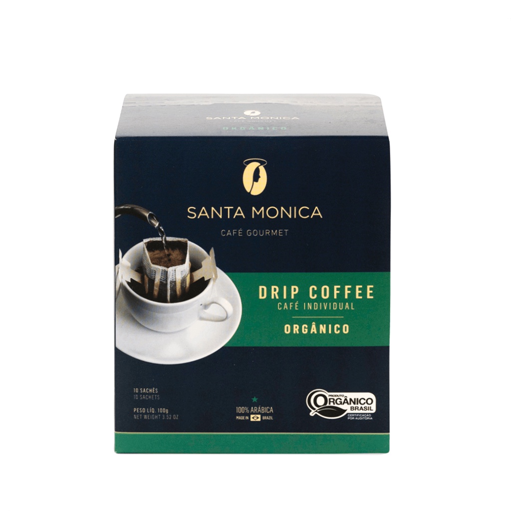 Drip Coffee Gourmet Orgânico 100g - Café Santa Monica