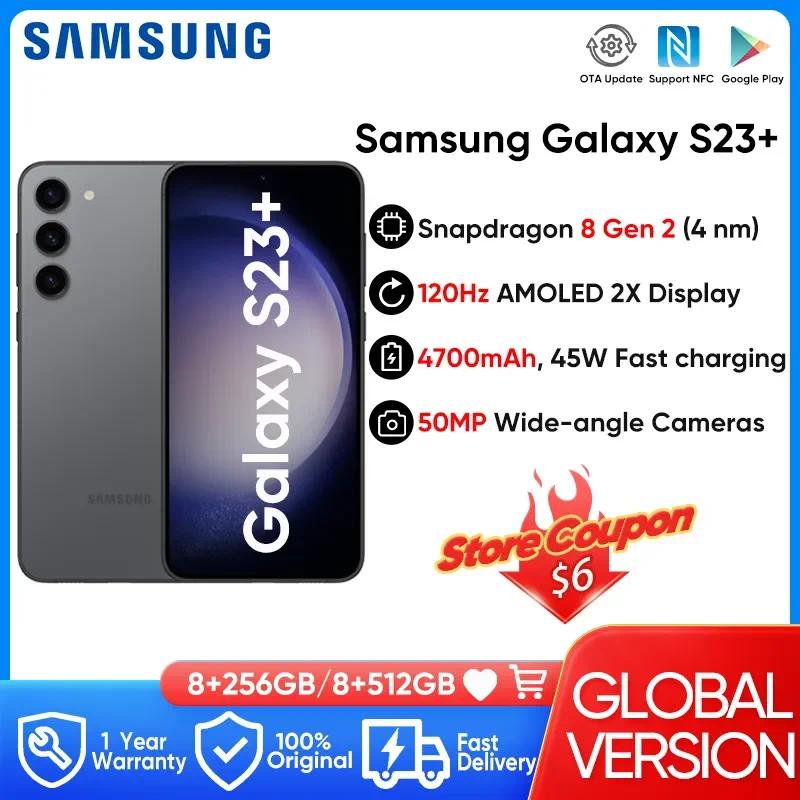 Marca Novo 2023 Original Samsung Galaxy S23 Ultra Plus 5G smartphone Snapdragon 8 Gen 2 120Hz AMOLED 2X Display 256GB/512GB Android13 Versão Global Do Telefone Preço Baixo