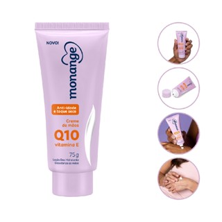 Creme Maos Hidratante Anti Idade Toque Seco Q10 Monange 75G