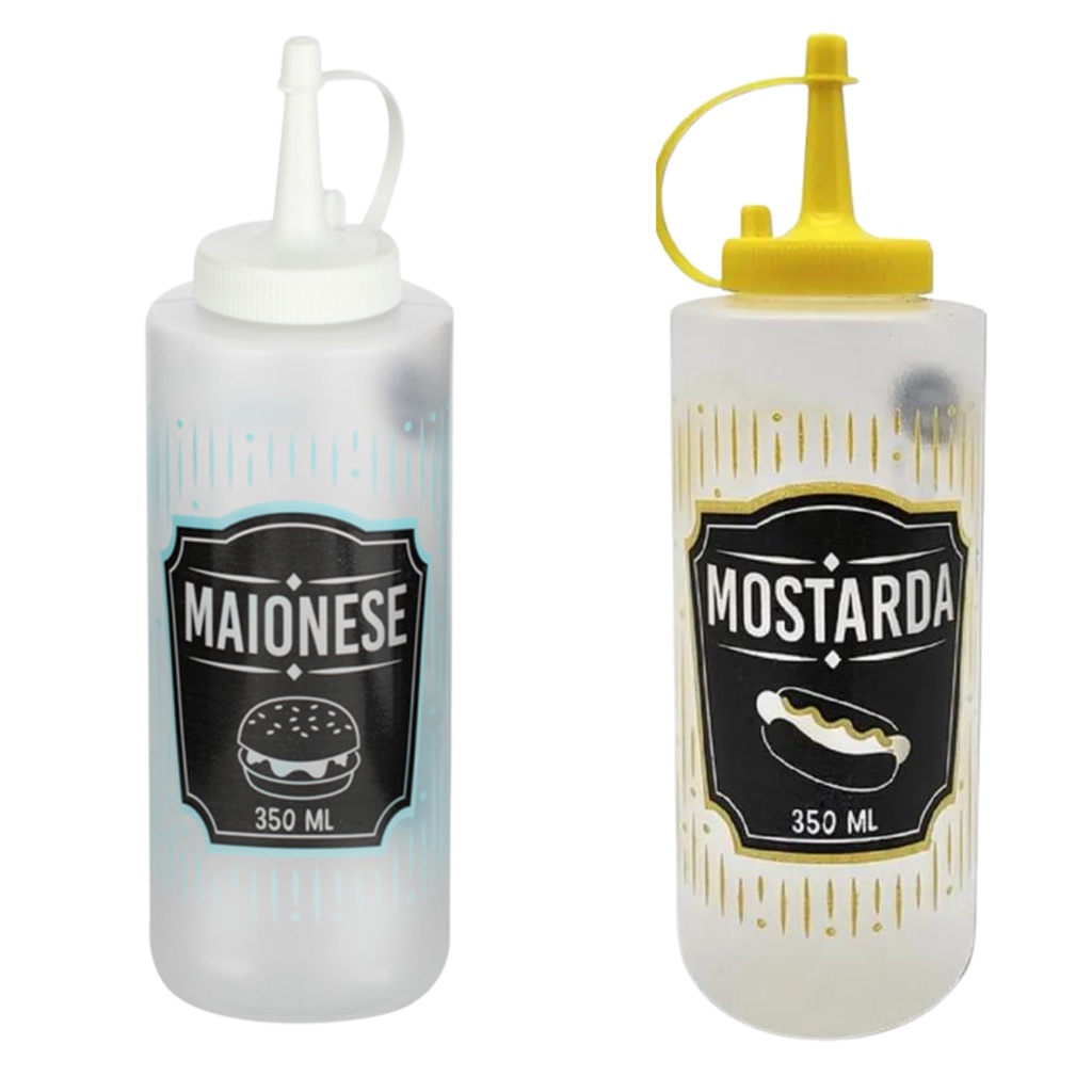 Bisnaga 350 ML Para Mostarda Ou Maionese Molhos 350 ML 1 Un