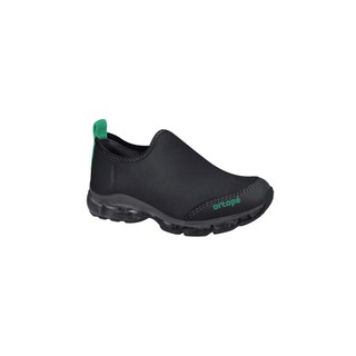 Tênis de Led Infantil Masculino Ortopé Power Light Detalhe Gorgurão Calce Fácil Preto em Oferta na Shopee