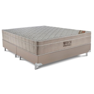 Cama Box Casal Airtech Pocket 158x72x198 Bege/Marrom ORTOBOM em Oferta na Shopee