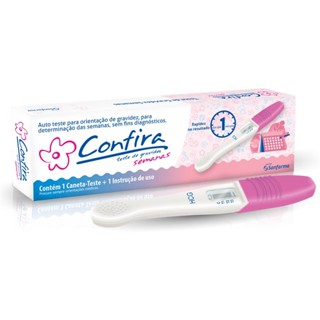 Teste de Gravidez Prático Indicador de Semanas - Confira Sanfarma