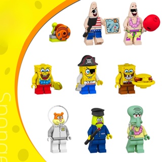 Bob Esponja Quadrado Forma Blocos de Construção/Personagem Animado Brinquedos em Oferta na Shopee