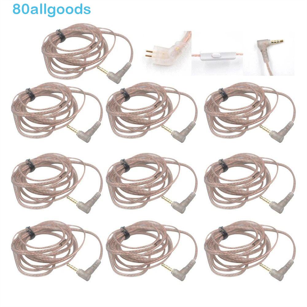 ALLGOODS1 Cabo De Fone De Ouvido De 2 Pinos , Torcido Banhado A Prata Para KZ ZEX 3.5mm , Fio ZS10 De Alta Pureza em Oferta na Shopee