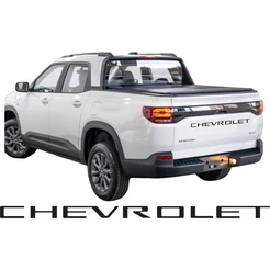 Adesivos Faixa Traseira Chevrolet Montana 2022/2023 Preto