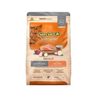 Ração Special Cat Ultralife Castrados Salmão 20kg em Oferta na Shopee