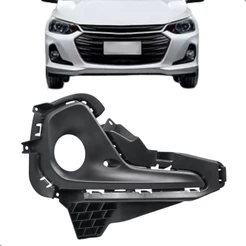 Moldura Grade Farol Milha Onix Hatch 2020 2021 2022