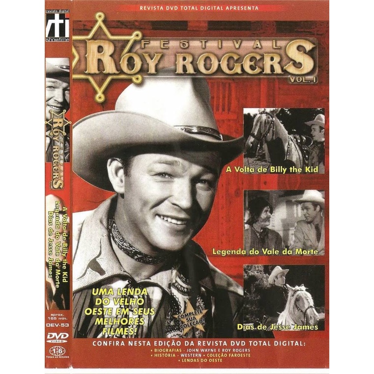 Festival Roy Rogers, Vol. 1: A Volta de Billy The Kid / Legenda Do Vale da Morte / Dias de Jesse James editora