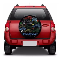 Capa Estepe Ecosport 2003 04 05 a 2017 Colorida Aro 13 a 16