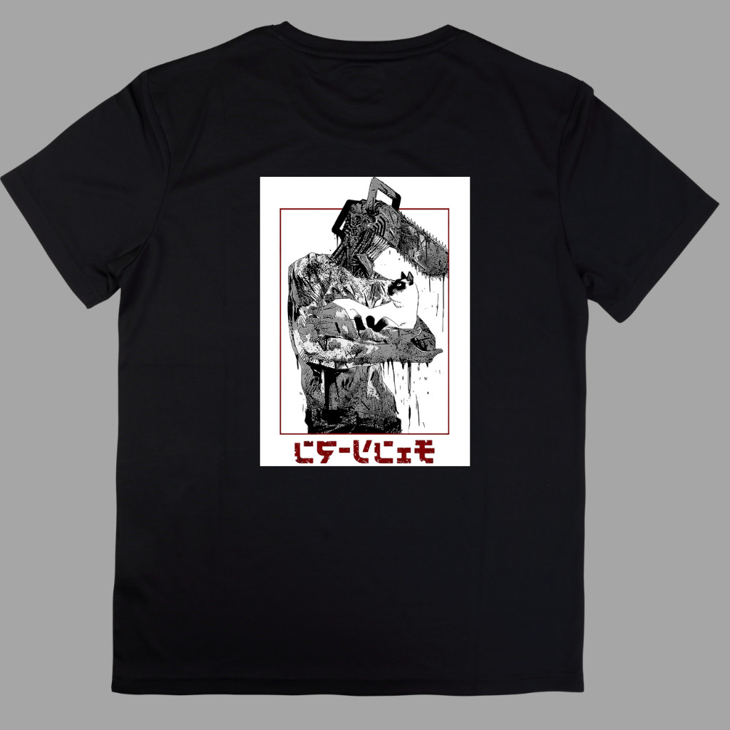 Camiseta Anime Chainsaw Man - Manga Longa Desenho