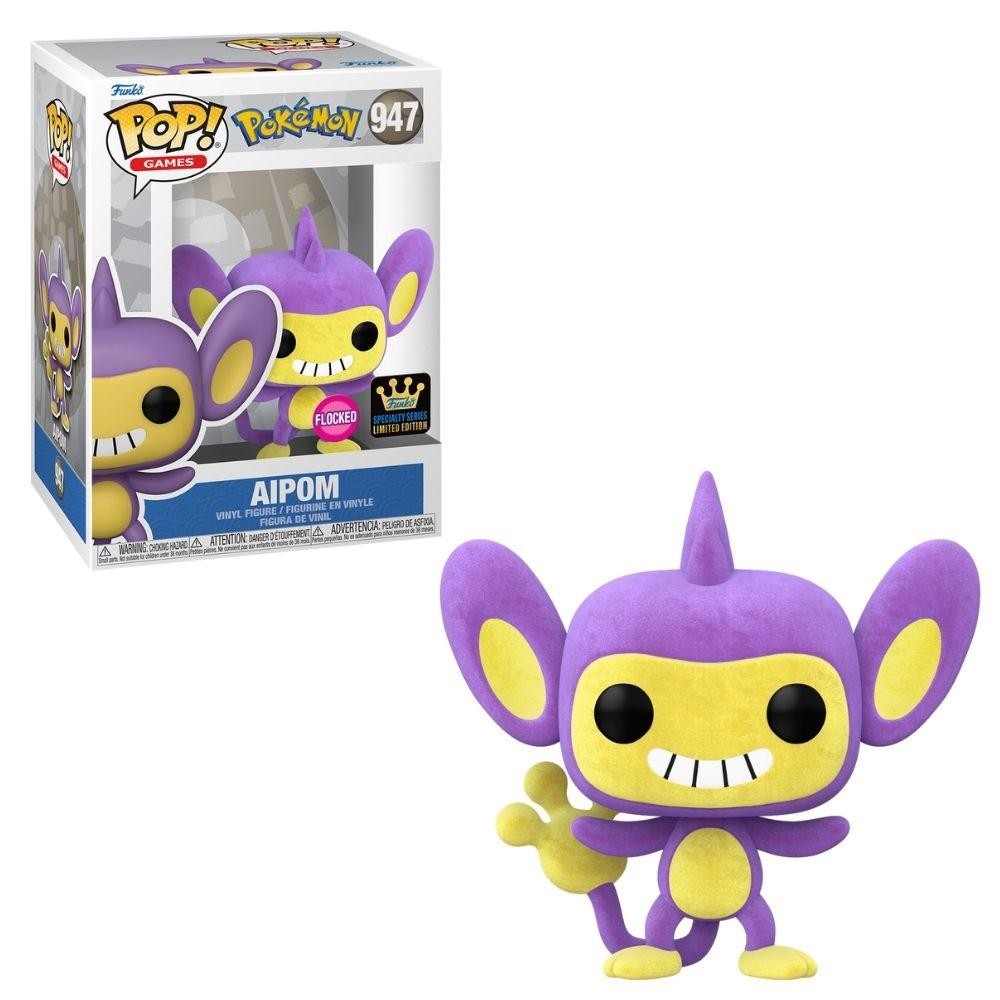 Boneco Funko Pop! Pokemon - Aipom (Flocked) - Hobbies & Collections
