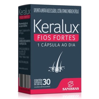 KERALUX 530MG COM 30 CÁPSULAS em Oferta na Shopee