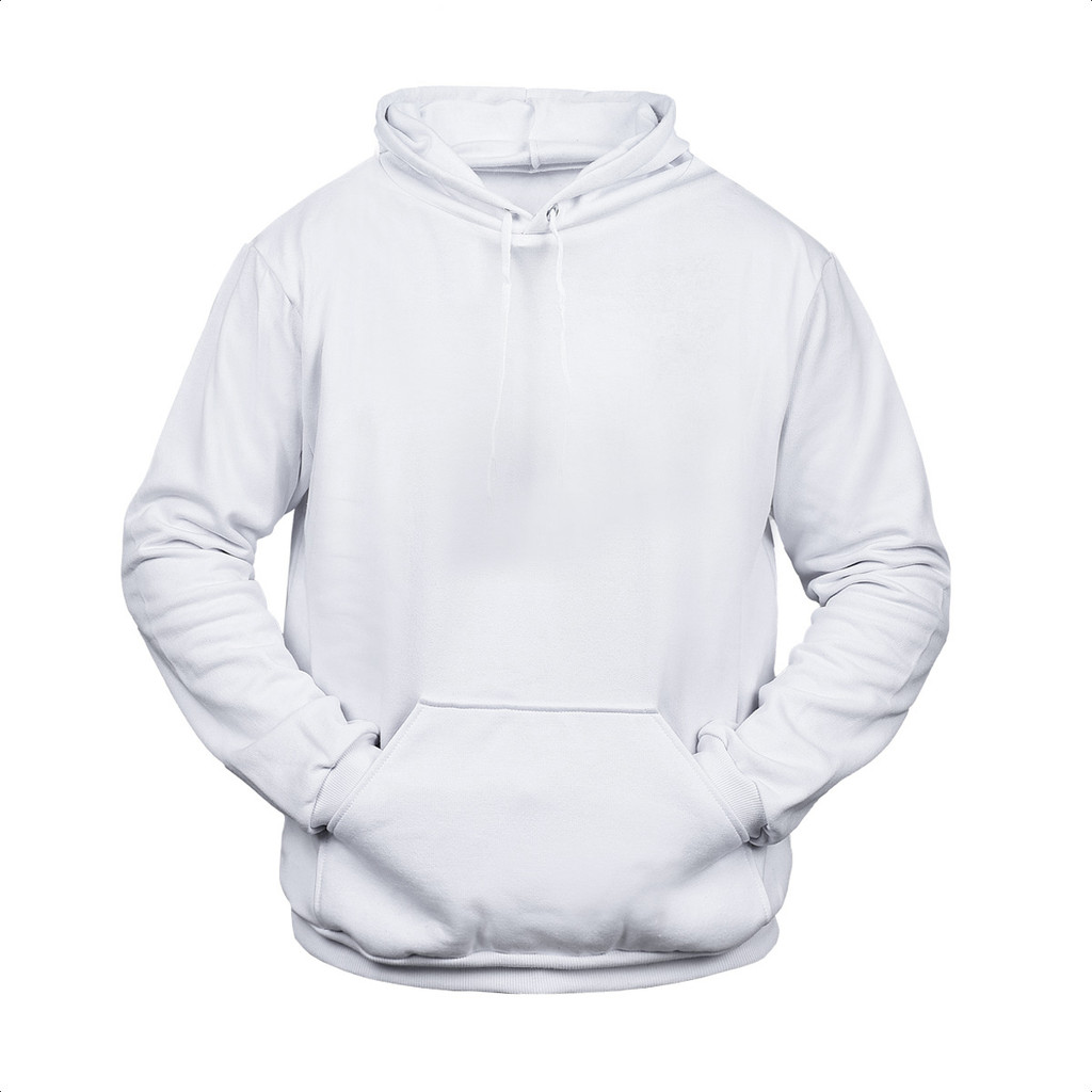 Moletom Blusa de Frio Casaco Unissex Masculino Feminino Canguru Capuz Sem Estampa Liso Varias Cores Sem Ziper