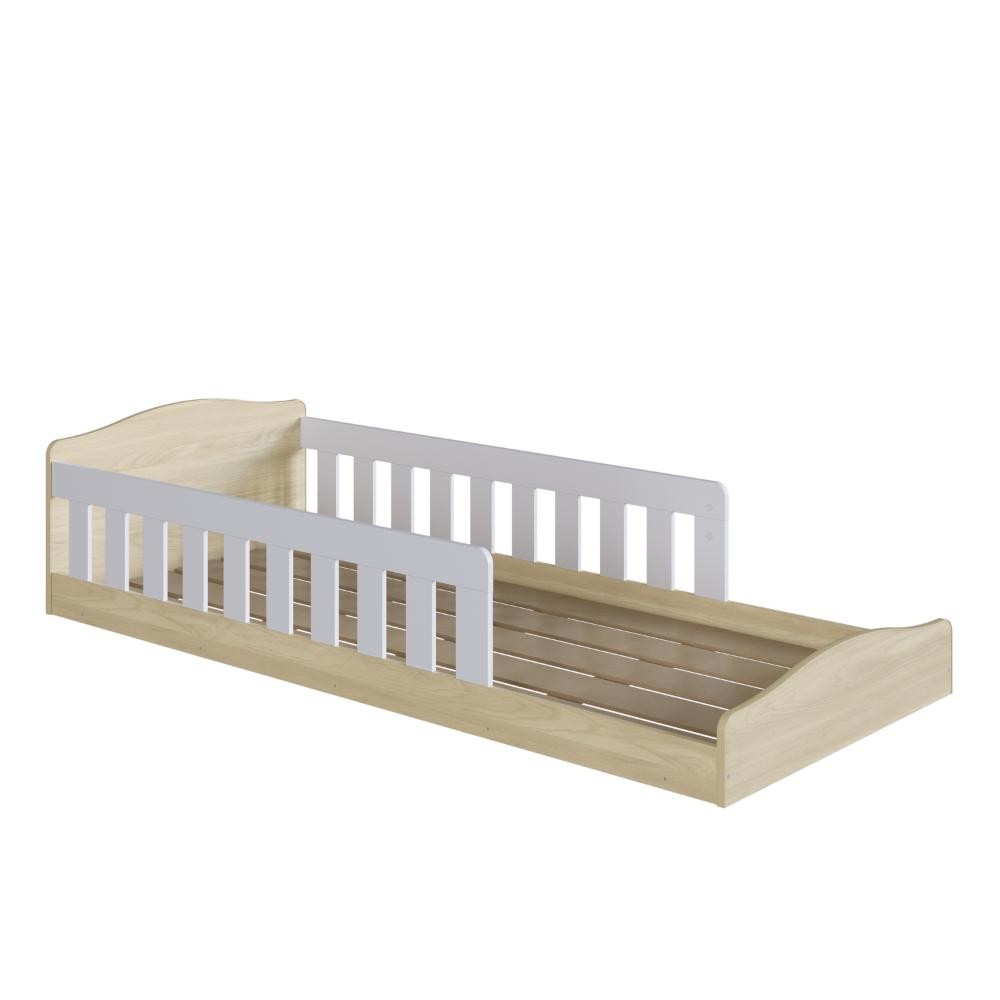 Cama Montessoriana Infantil de Chão com Cercado Linha Encanto Araguaia/Branco - Completa Móveis em Oferta na Shopee