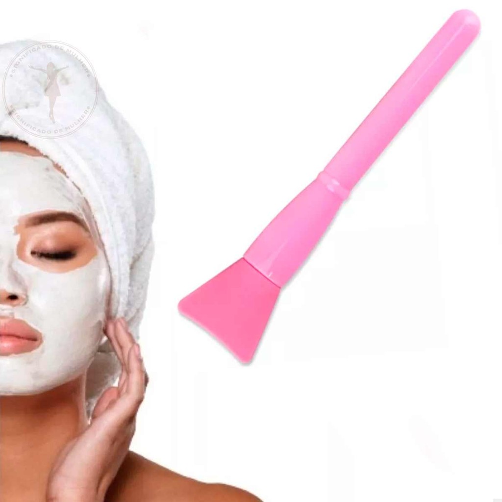 Espátula De Silicone Para Máscaras Faciais Argila Skincare Pincel silicone macaron máscara de argila