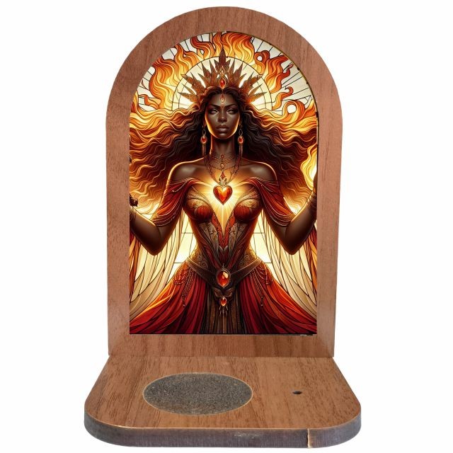 Altar Congá Egunitá - Arte Estilo Vitral