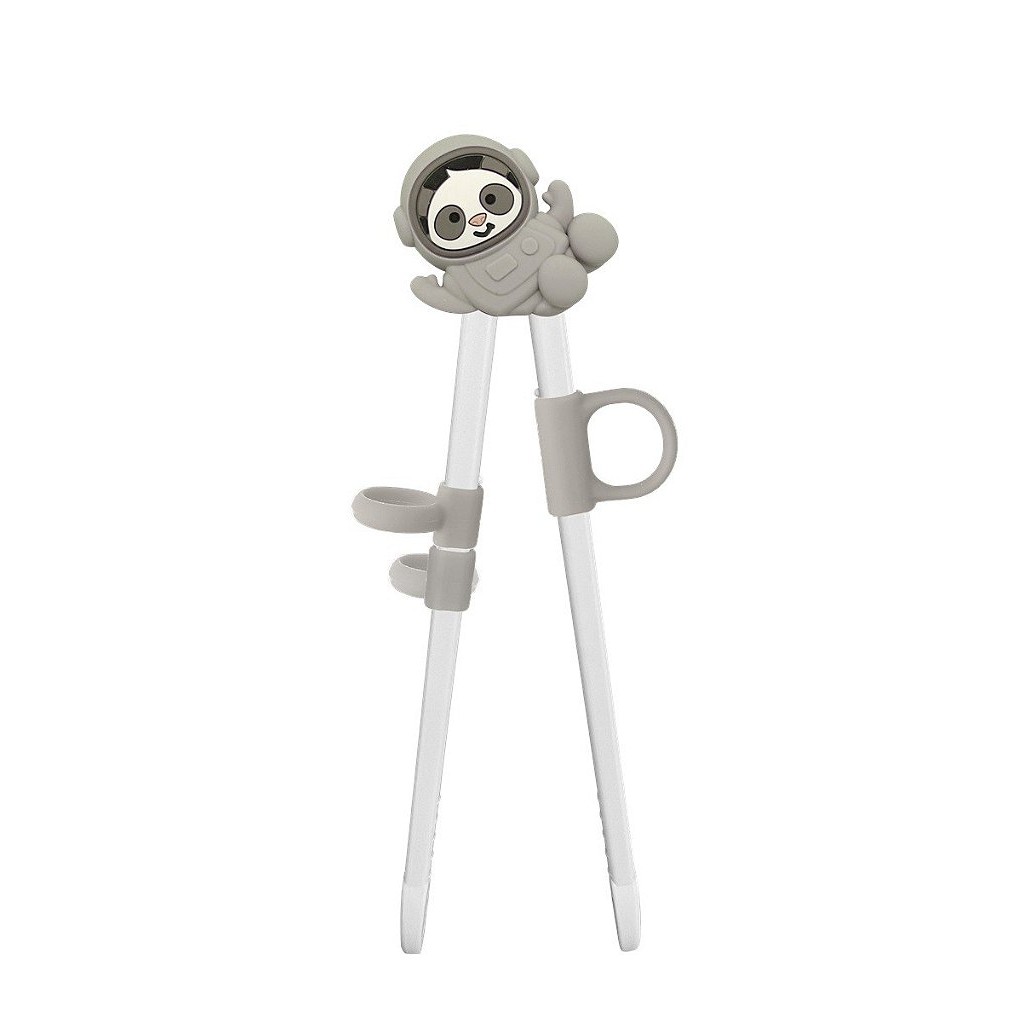 Hashi Infantil Para Treinamento Kids Panda Cinza - Marcus & Marcus
