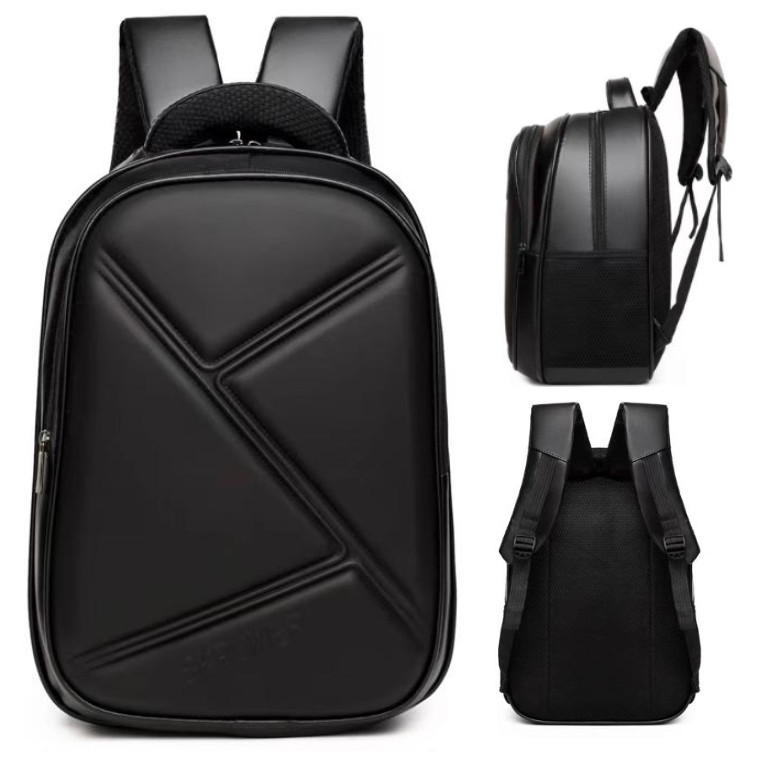 Mochila Profissional Grande Capacidade Preto Notebook Impermeável  De Trabalho Escolar Universitária X001/X002/X003 AMY