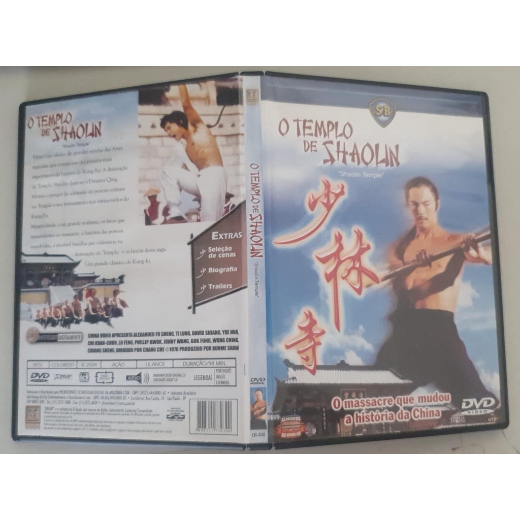 Dvd Usado O Templo De Shaolin