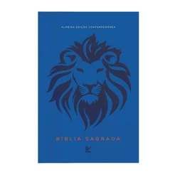 Bíblia Sagrada AEC | Letra Grande | Azul Leão