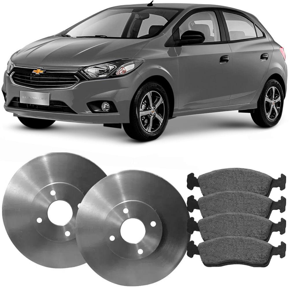Detalhes do Kit Pastilha Disco Diant Ventilado Onix 1.0 1.4 2016 a 2019