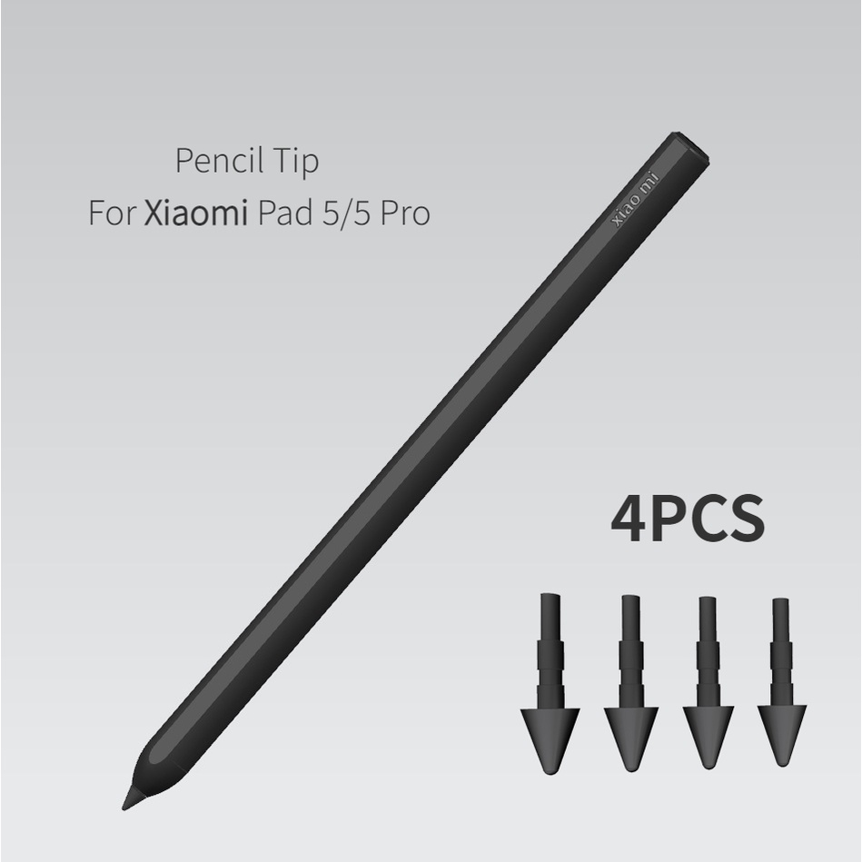 4PSC Ponta Da Caneta Para O XIAOMI Pad 5/5 Pro Conjunto De Acessórios De Recarga Do Bico Inteligente As Pontas Lápis Stylus