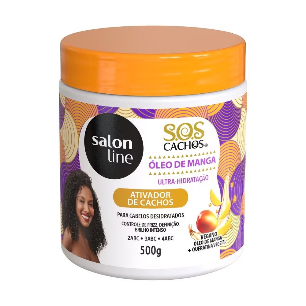 Ativador de Cachos SOS Cachos Óleo de Manga Salon Line 500g - Beauty