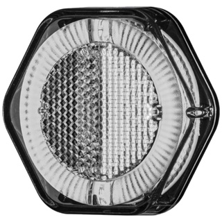 Lanterna Lateral Led Cristal 12/24V C/Guia de Luz P/Caminhão em Oferta na Shopee
