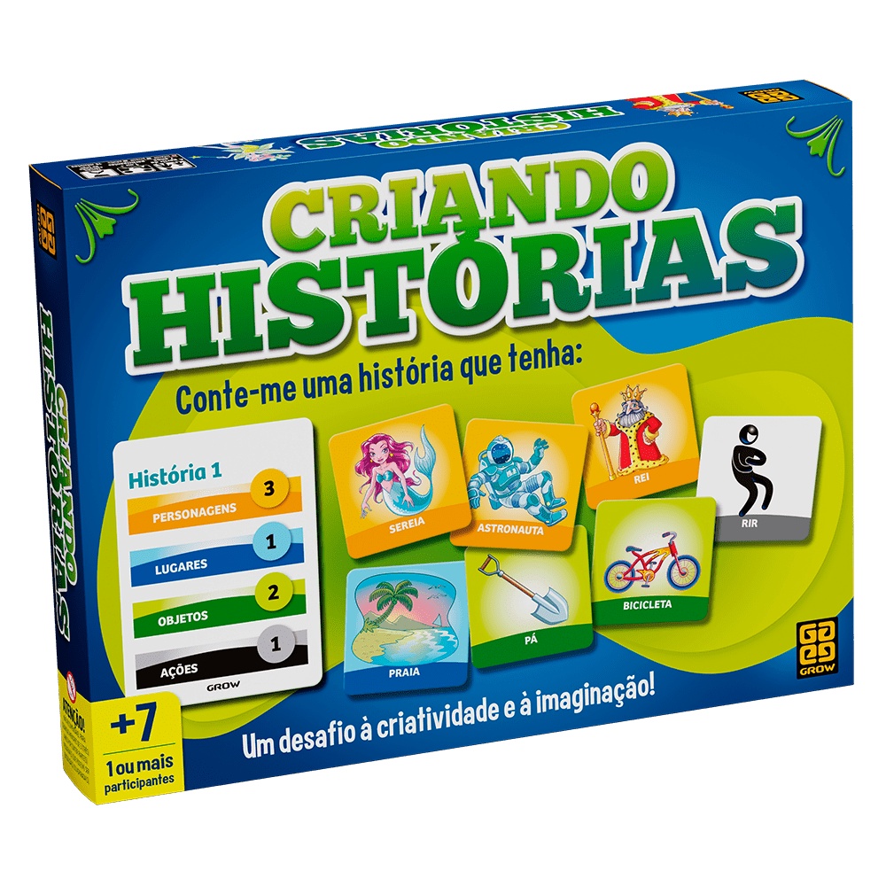 JOGO GROW CRIANDO HISTÓRIAS MULTICOLORIDO