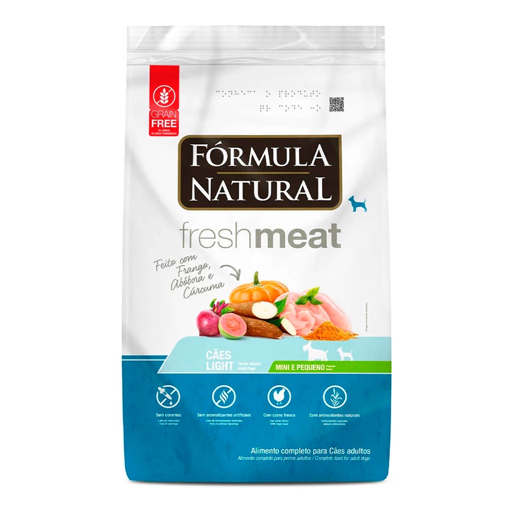 Ração Fórmula Natural FreshMeat Light Para Cães de Pequeno Porte Sabor Frango 2,5kg em Oferta na Shopee