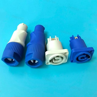 Conector De 3 Pinos Powercon Cabo Com Trava De Macho Fêmea Tomada De Chass Para Furadeira Elétrica Tela LED Iluminação De Palco Adaptador De Energia BR4B