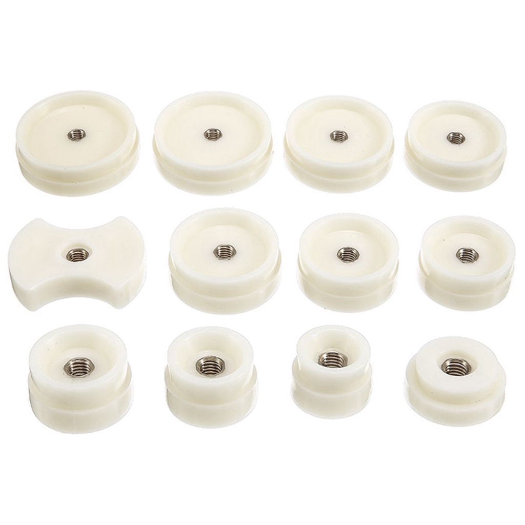 Kit Com 12 Matrizes Para Prensa De Relogios fundo e vidro