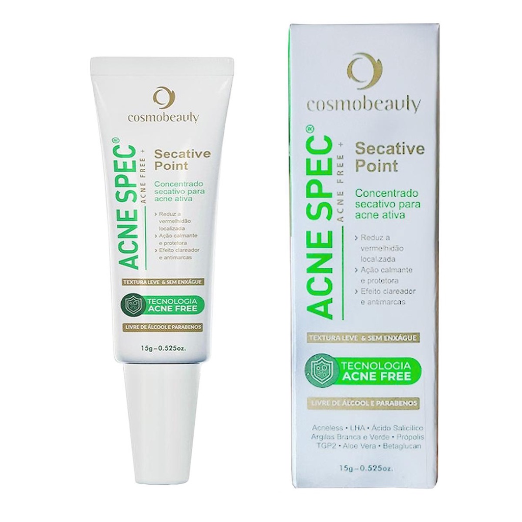 Concentrado Secativo de Acne Ativa Acne Spec Cosmobeauty