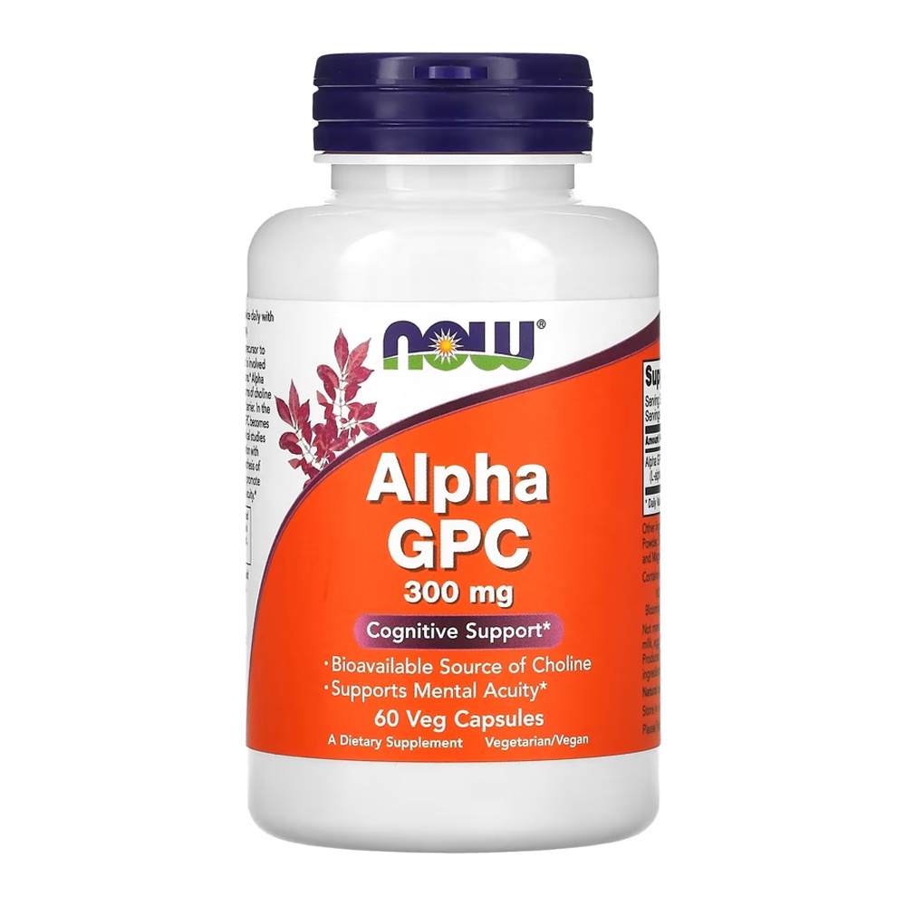 Alpha Gpc 300mg Now Foods 60 Capsulas Vegetarianas Importado em Oferta na Shopee