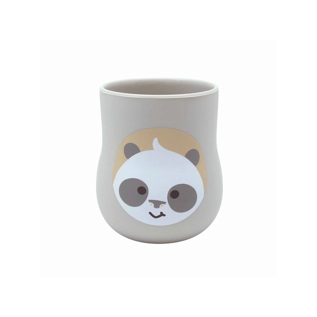 Copo Anatômico Em Silicone 120ML Panda Pebble Marcus & Marcus