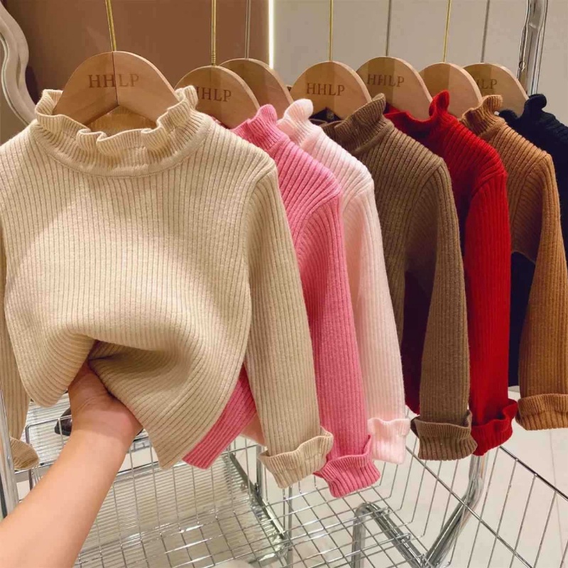 Camisola De Malha Para Crianças Baby Loose Sweater Autum Winter Boy Girl Clothes Round Nec...