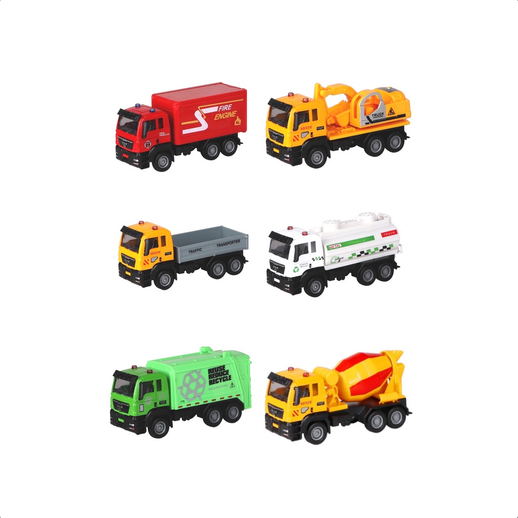 Brinquedo Infantil Carrinho de Brinquedo Coleção Profissões Super Trucks Unitário e Sortido Polibrinq - CAR613 em Oferta na Shopee
