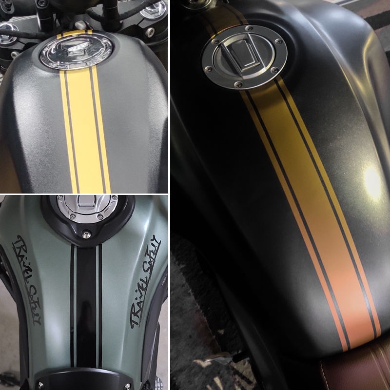 Adesivos De Carro Elétrico Retro Motocicletas Personalizado Tanques De Combustível Placa De Lama Decalques À Prova Dwate