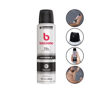 Desodorante Aerosol Bozzano Invisible 48H Com 150Ml