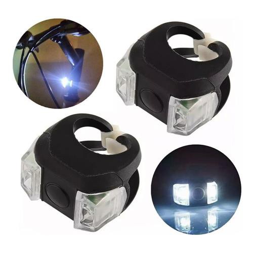 Detalhes do Kit Segurança Farol Laterna Bicicleta Led Bike Sinalizador
