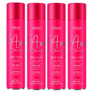 Kit Hair Spray Charming Gloss Collection 300ml - 4 Unidades