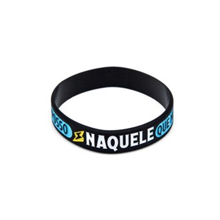 Pulseira Silicone Tudo Posso Naquele Que Me Fortalece!