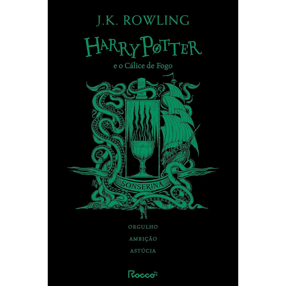 Livraria 3WF - Harry Potter e o Cálice de Fogo: HP Casas de Hogwarts: Sonserina: 4 (CAPA DURA, LIVRO NOVO) por Lia Wyler